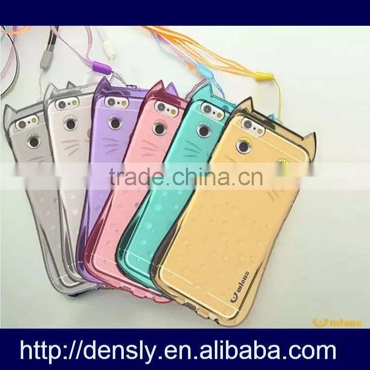 For iPhone6 6s case Lovely Cat New fashion Cover Skin Case for iphone 6/6s