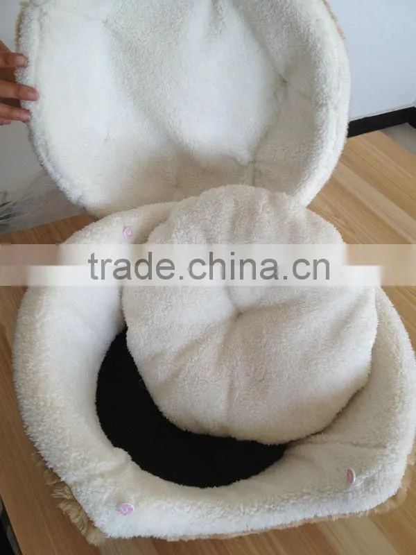 QQFactory detachable hamburger pet house / dog beds / cat beds
