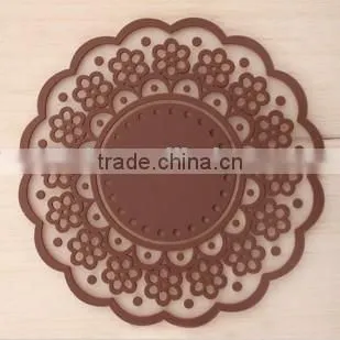 fashion silicone cup mug mat