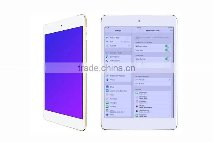 Best Quality 100% full cover waterproof anti blue light screen protector for ipad mini