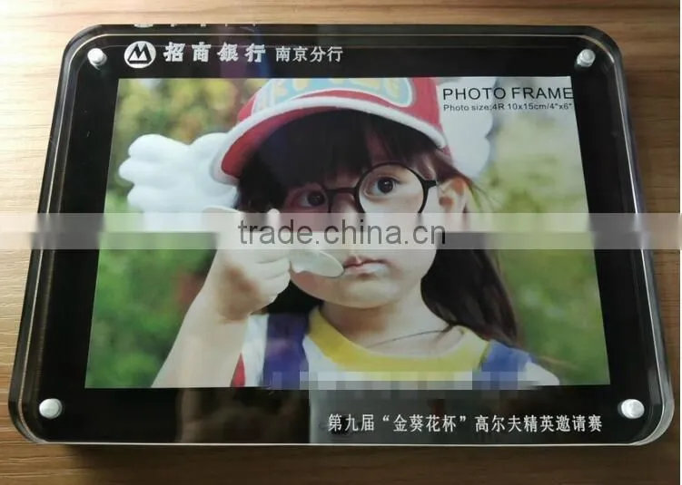 acrylic showcase display picture photo frame