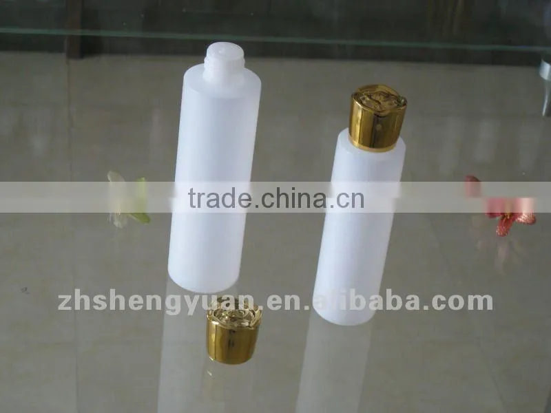 rose cap PETG cosmetic plastic bottle