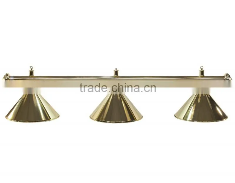 Classic style 3 metal shades billiard table lamp , pool billiard table light