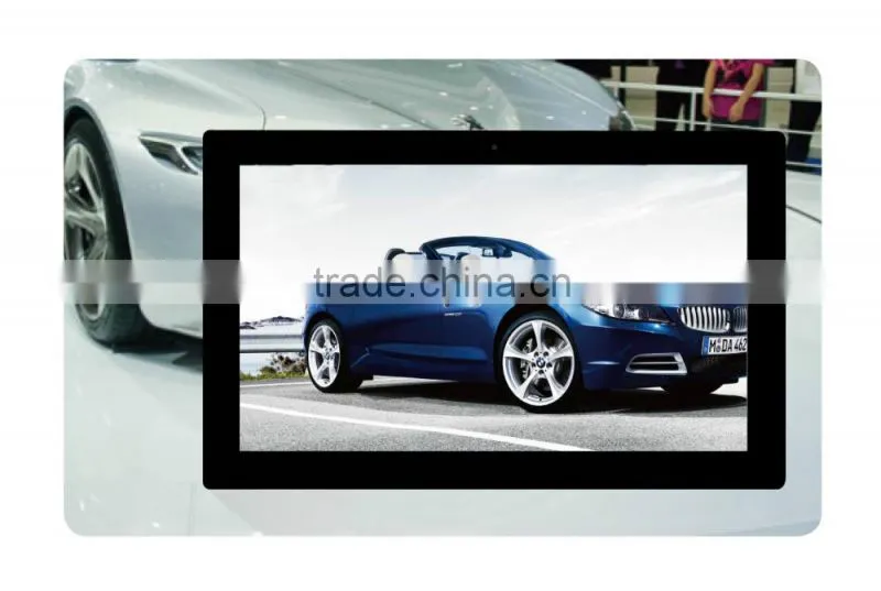 Android digital signage,18.5 inch All-In-One computer monitor support keyboard & mouse for commercial advertising display