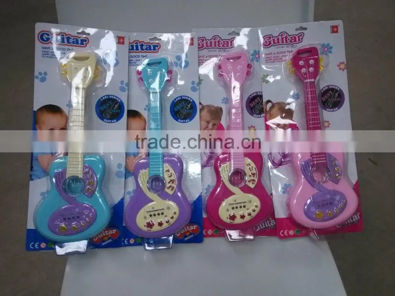 Musical instrument guitar toys cartoon intelligence guitar with light.nice gift for kids.