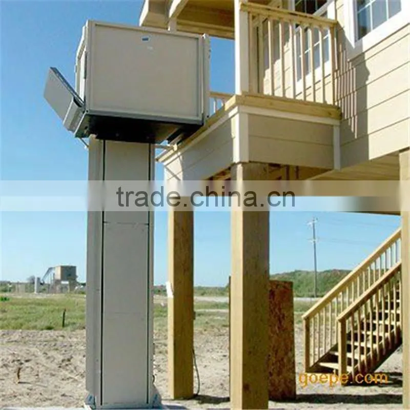 AC Type hydraulic stair lift for disabled people wheelchair lift