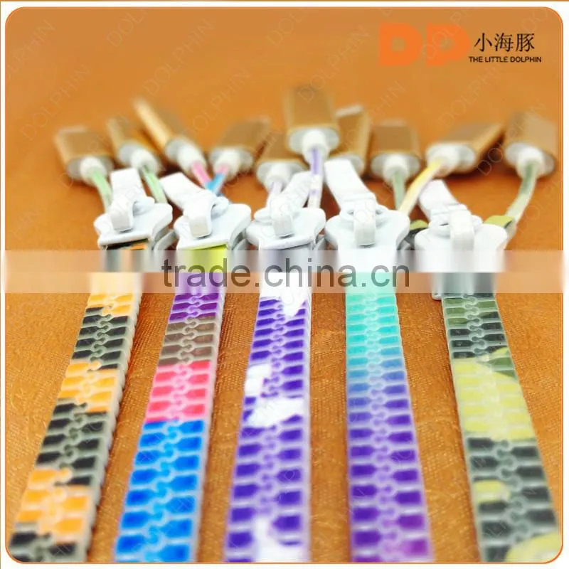 Custom zipper usb to aux cable female for iphone 5 usb cable