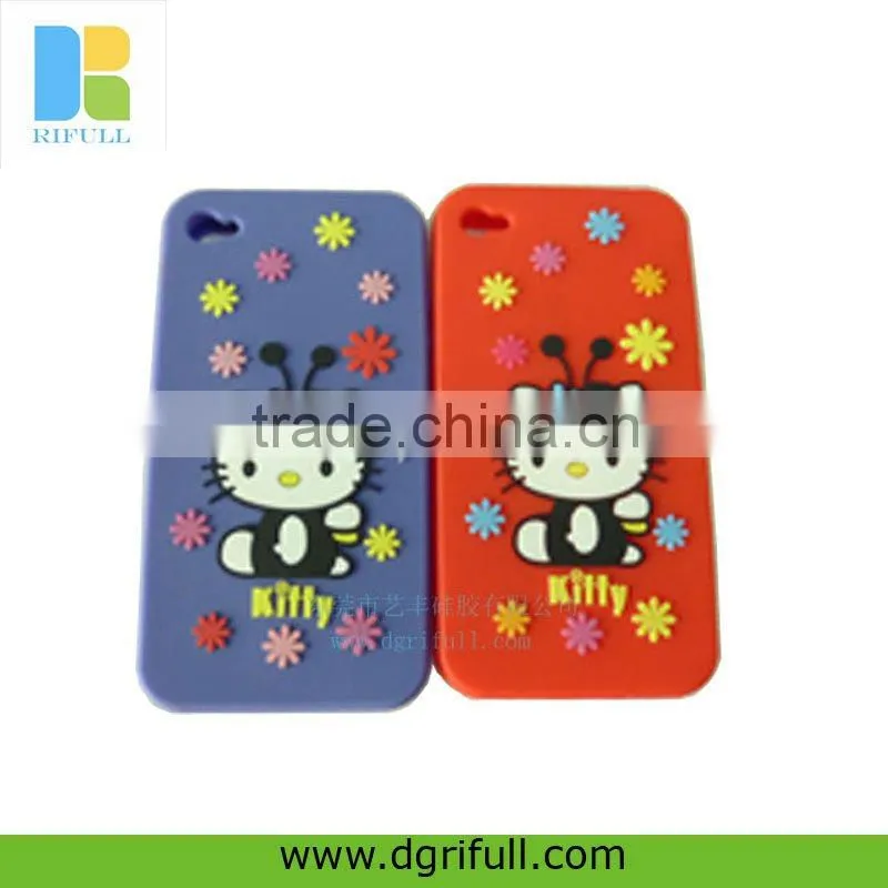 silicone mobile case for iphone 4g