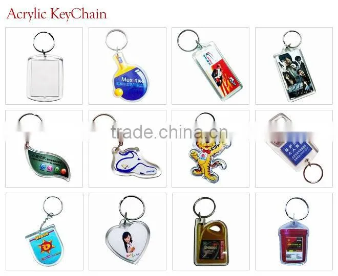 Fashion custom photo plastic room hotel key rings