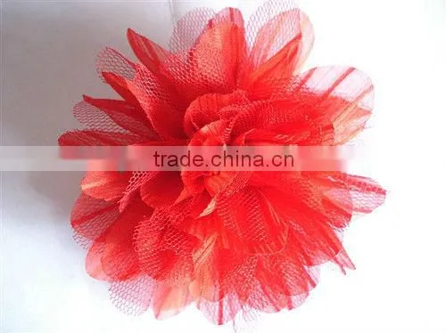 light purple handmade artificial fabric flowers