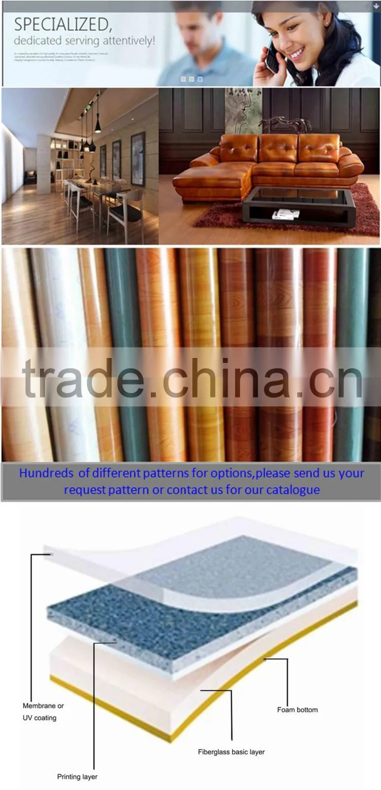 2016 PVC VINYL FLOORING /COMMERCIAL FLOORING / BATH FLOORING