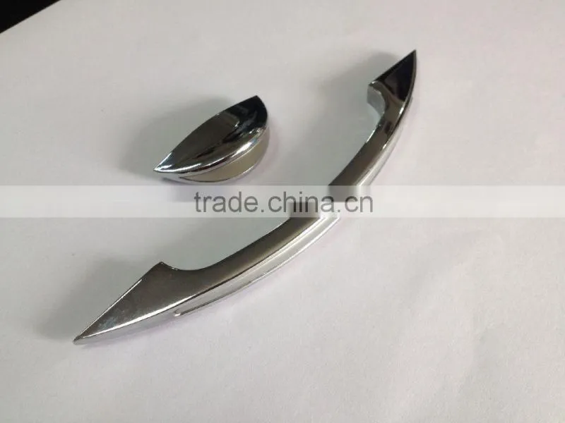 2016 China furniture hardware accessory kitchen cabinet brush zinc chrome pull