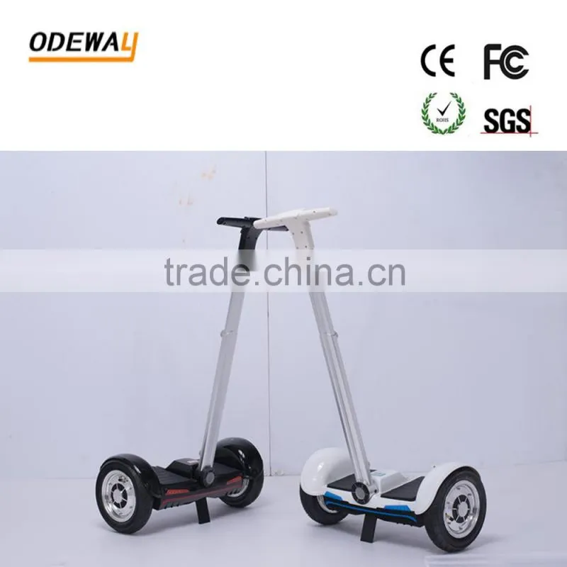 Stable performance 10 inch tire handle self balance scooter with LED light