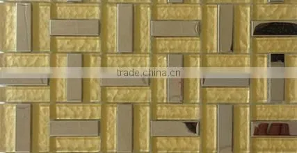 irregular mosaic tile (crystal glass)
