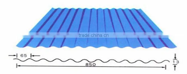DIXIN 850-65-13 corrugated siding panel roll forming machine