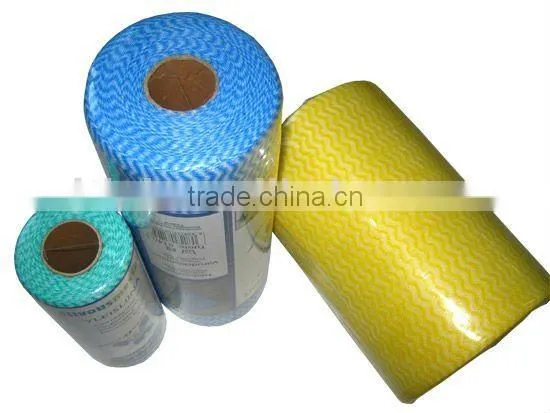 Comfortable Spunalce Nonwoven Towel Rolls