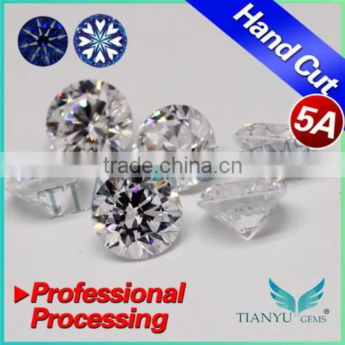Best price 5A quality 2.0mm cubic zirconia gemstones star cut CZ