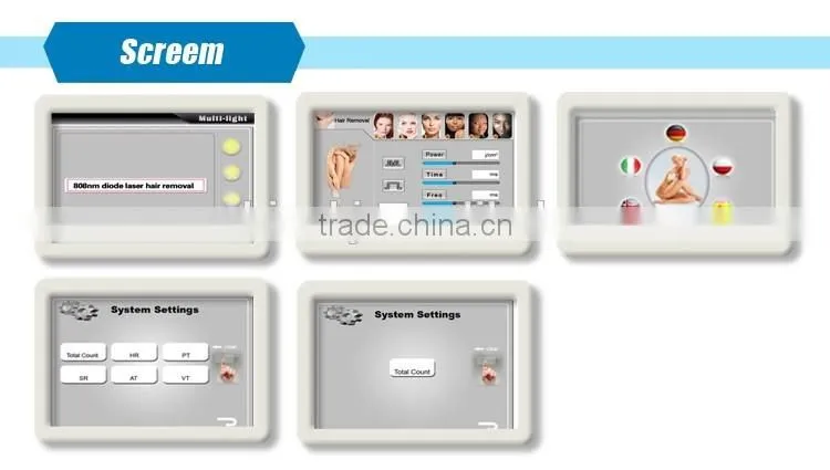 Diode laser 808 nm laser type hair removal