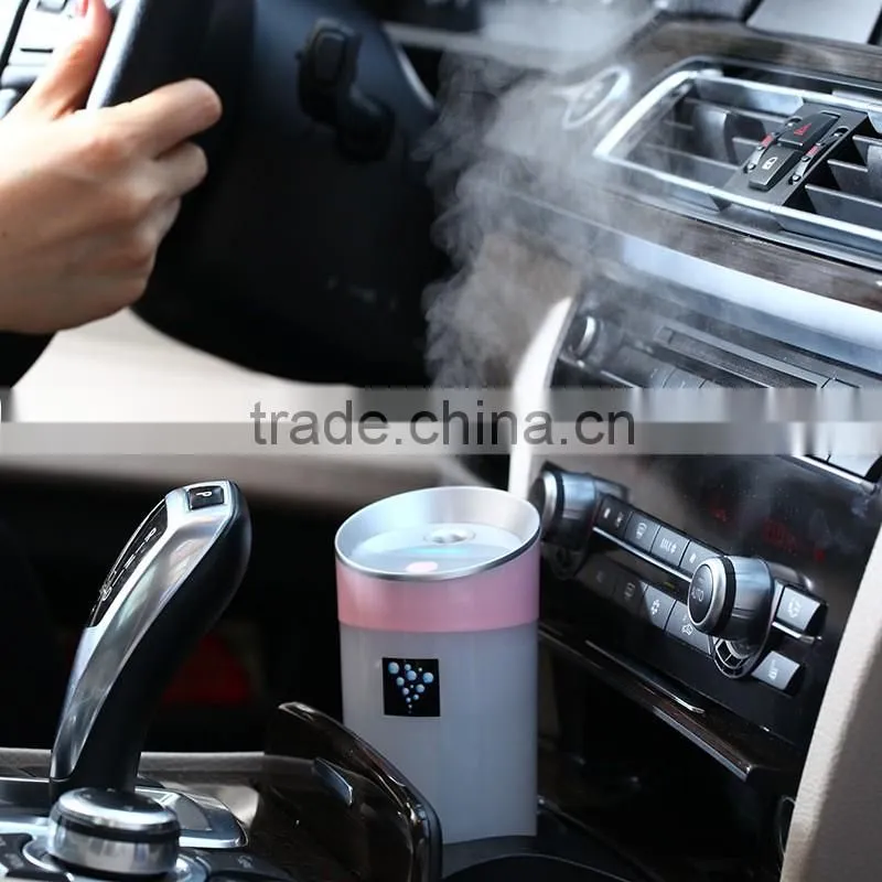 300ML Ultrasonic Humidifier USB Car Humidifier Mini Aroma Essential Oil Diffuser Aromatherapy Mist Maker Home Office