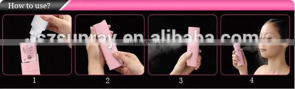 Promotion gift economic home use portable mini handheld mini facial steamer spray nano mist