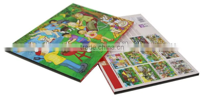 2013 fashion picnic puzzle paper sleeve packaging