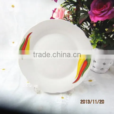 French style ceramic ramekin bowl with blue color