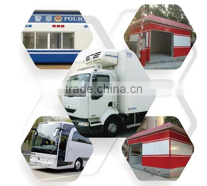 High rigid and high tenacity FRP panels and Interior Wall Panels