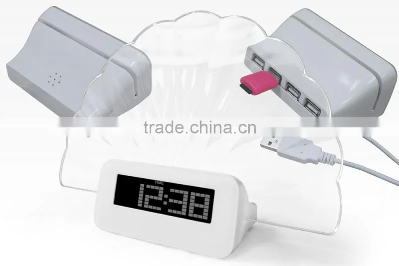 Digital World Time LED Alarm Clock with Calendar