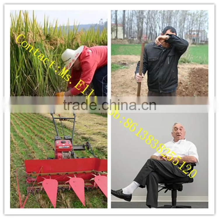 hand push wheat reaper binder machine wheat reaper binder