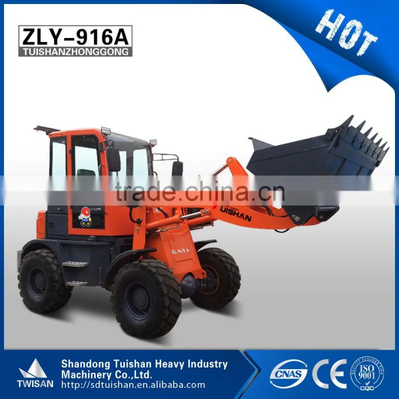 famous brand Twisan 1.2 ton small loader for sale model ZLY916A