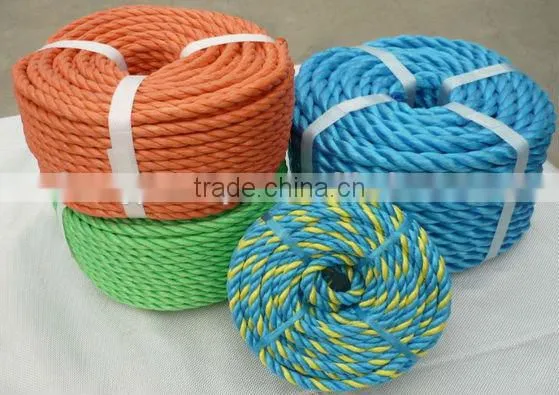 3 Strands twisted rope / PP twisted rope