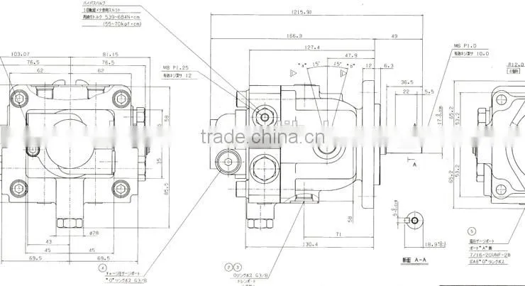 Hydraulic axial piston pump DAIKIN PV10-625 for road roller with good price