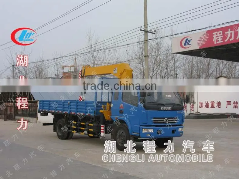 DongFeng mini truck mounted crane,small truck crane,truck with crane