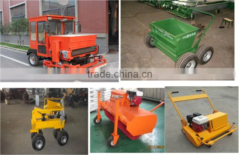 petrol driven grass sweeper
