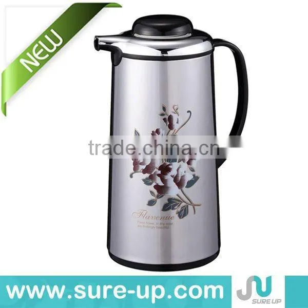 Thermos silver coffee pot