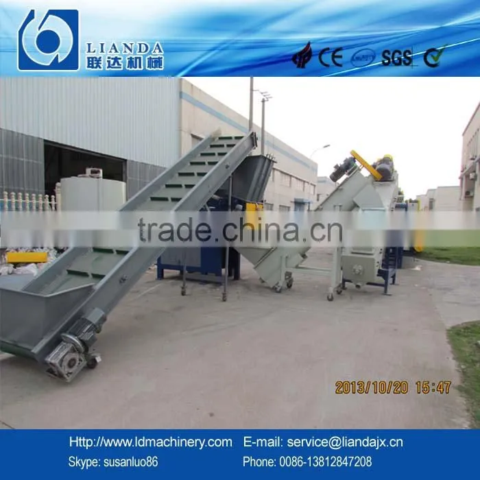 PE PP film washing machine with CE certificate