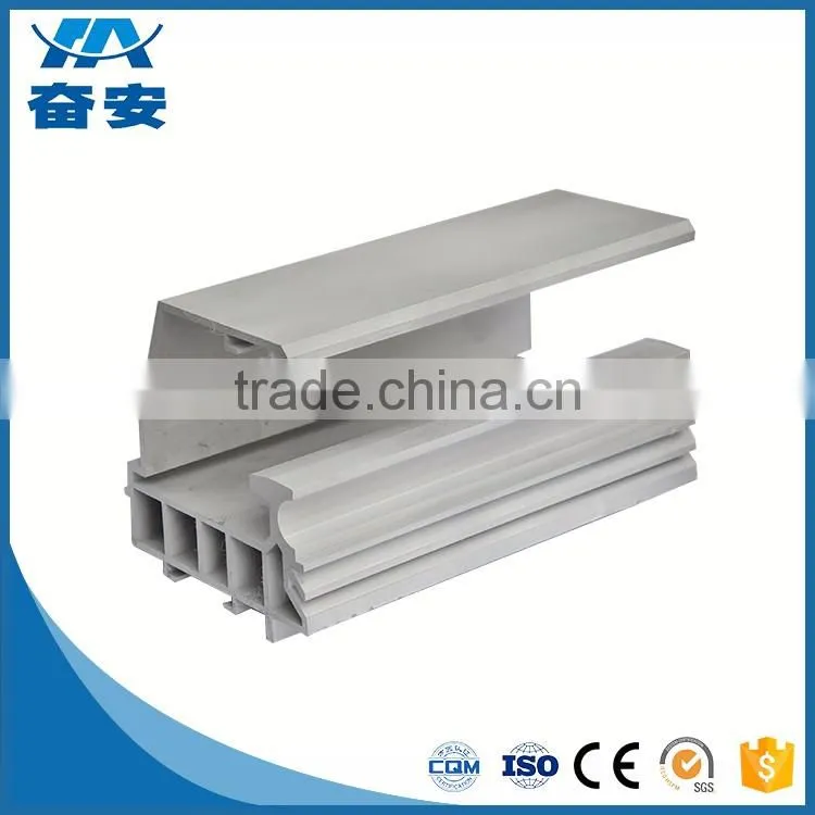 Silver anodized aluminum extrusion window and door profile