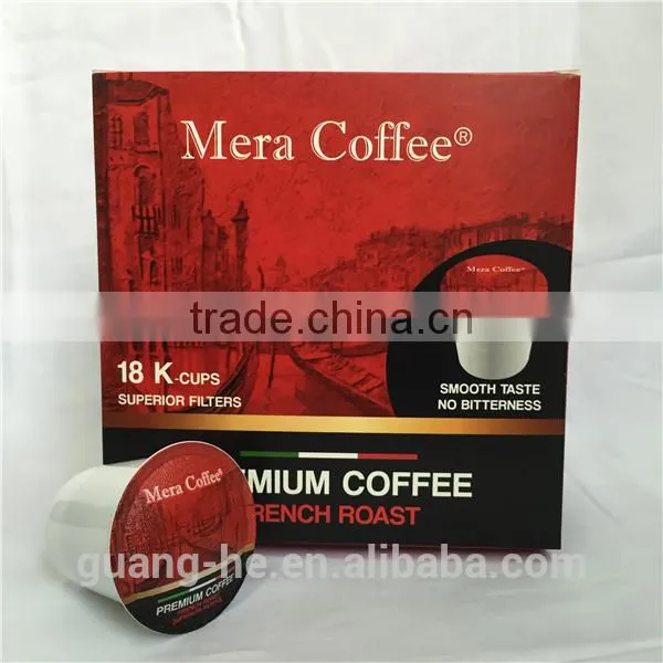 Excellent quality k-cup coffee capsule