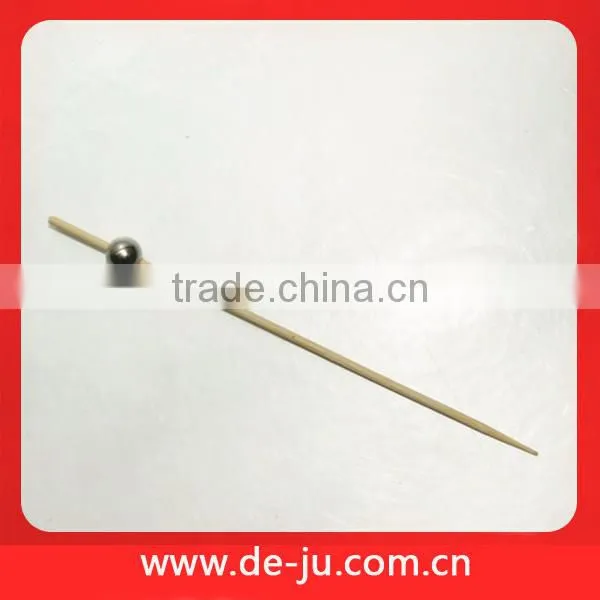 100% Bamboo Heart Shape Knotted BBQ Bamboo Skewer