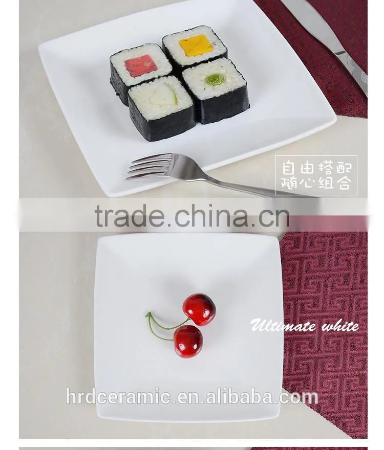Stocked ceramic fish plate printing wholesale serving dishes