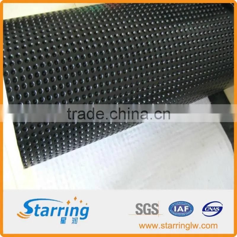 Wall drainage and protection sheet