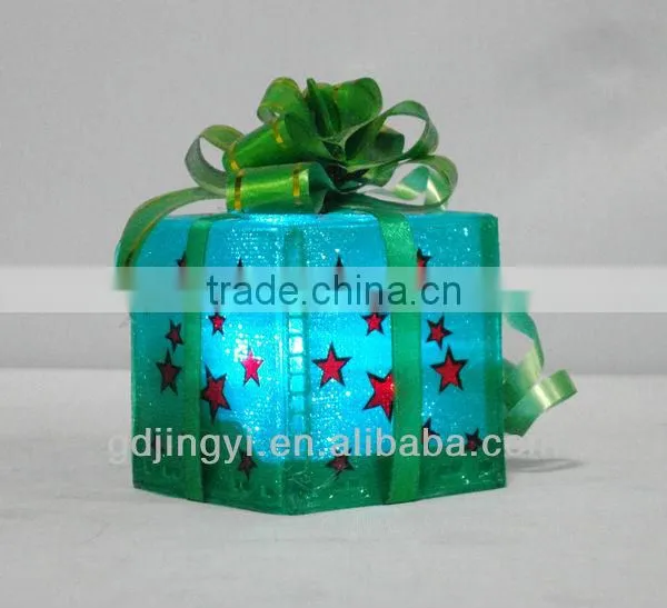 hand craft PVC sheet LED 7 colors changing gift boxes