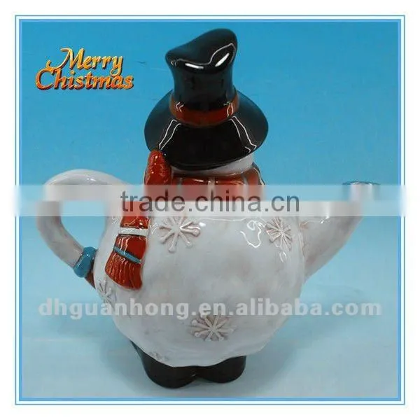 Hot design Snowman ceramic teapot GH-sd3