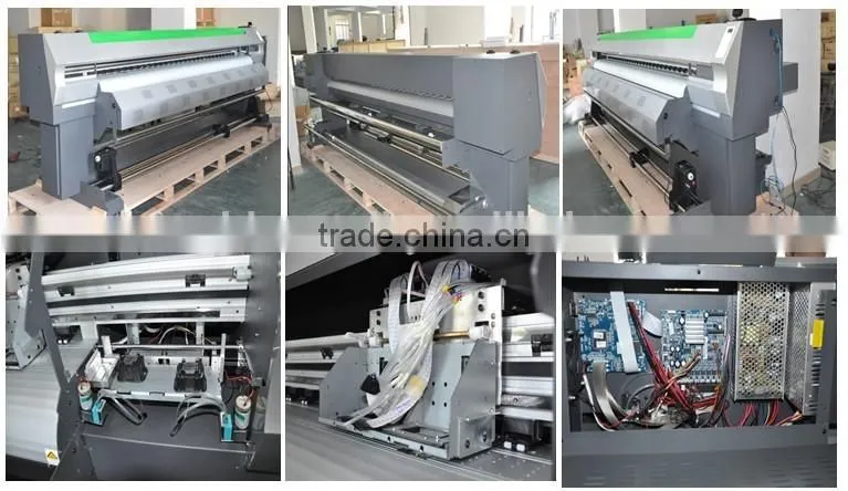 High quality High resolution dual head flex banner printer 3200MM