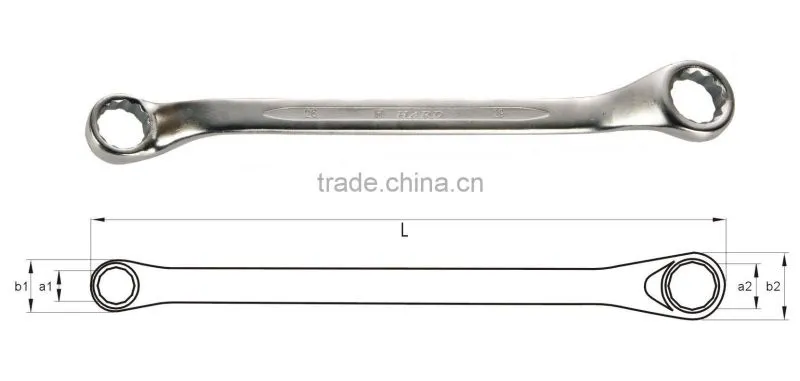 8PCS Double Offset Ring Wrench Set