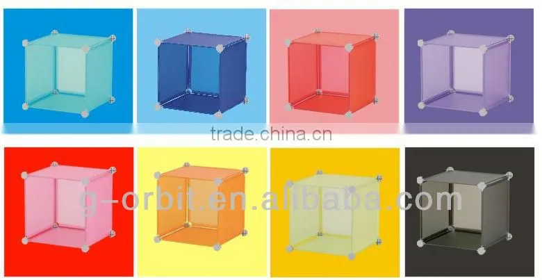 DIY home plastic storage box,storage cubes,storage shelf