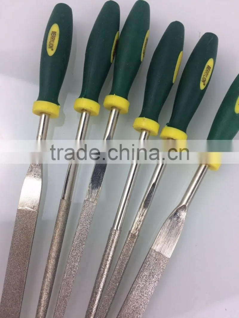 BERRYLION 6pcs diamond file packing in sets with high quality