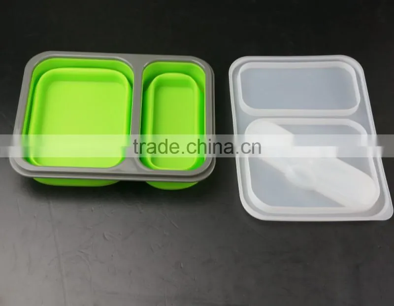 16129 Collapsible Silicone Kids Food Storage box