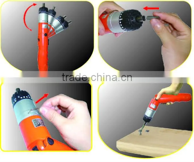 3.6V rechargeable electric screwdriver with GS CE UL Rohs