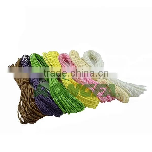 Colored Paper Ribbon Twisted Twine Craft paper Rope